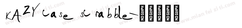 KAZYcase scrabble字体转换